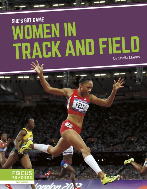 Book cover of: Women in Track and Field. By: Sheila Llanas