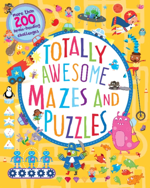 Book cover of: Totally Awesome Mazes and Puzzles (Activity book for Ages 6 - 9). By: Cottage Door Press