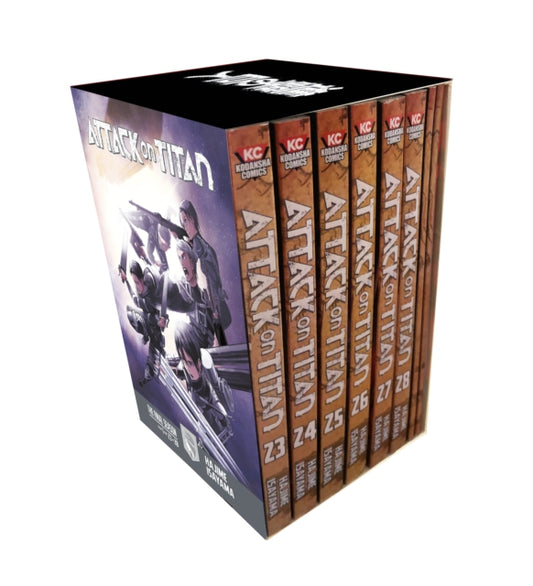 Book cover of: Attack on Titan The Final Season Part 1 Manga Box Set. By: 諫山創