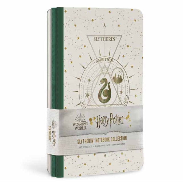 Book cover of: Harry Potter: Slytherin Constellation Sewn Notebook Collection