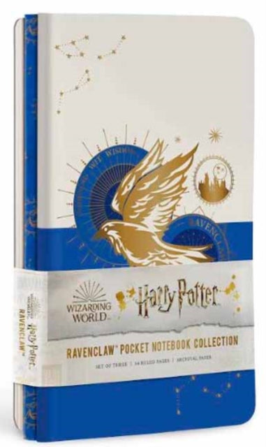 Book cover of: Harry Potter: Ravenclaw Constellation Sewn Pocket Notebook Collection