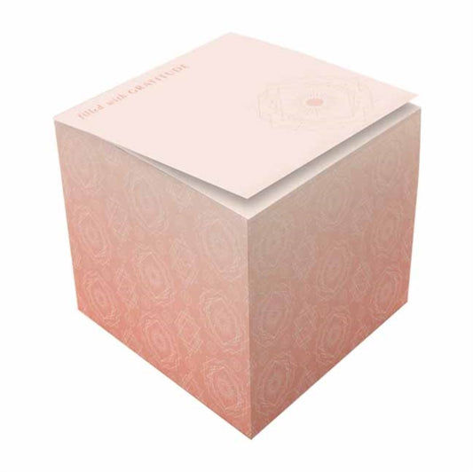 Book cover of: Gratitude Memo Cube. By: Insights