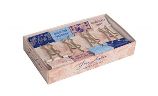 Book cover of: Jane Austen: Floral Patterns Binder Clips