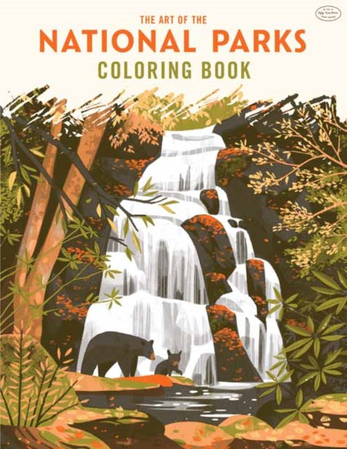 Book cover of: Art of the National Parks Coloring Book. By: Fifty-Nine Fifty-Nine Parks