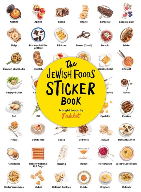 Book cover of: Jewish Foods Sticker Book. By: Tablet