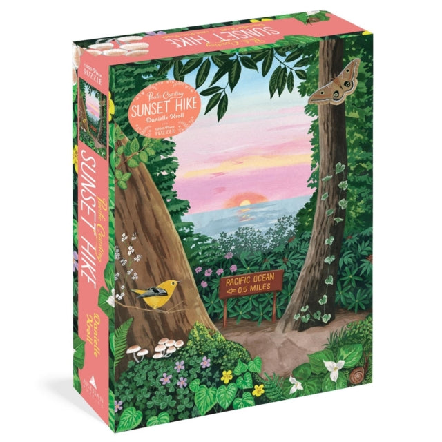 Book cover of: Pacific Coasting: Sunset Hike 1,000-Piece Puzzle
