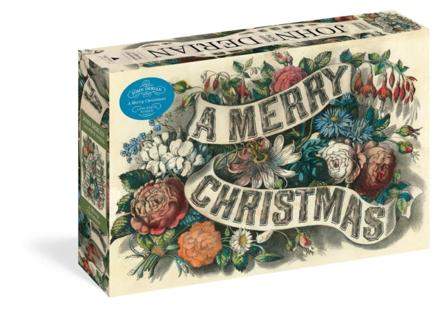 Book cover of: John Derian Paper Goods: Merry Christmas 1,000-Piece Puzzle. By: John Derian