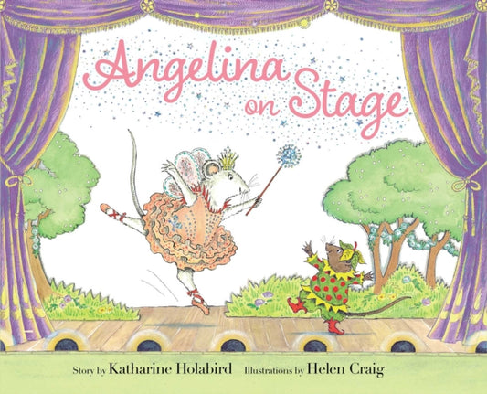 Book cover of: Angelina on Stage. By: Katharine Holabird
