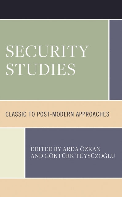 Book cover of: Security Studies. By: Arda Özkan