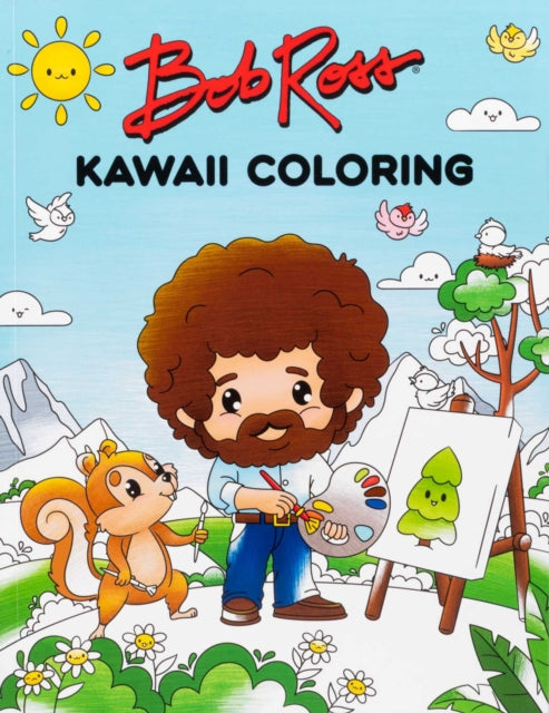 Book cover of: Bob Ross Kawaii Coloring