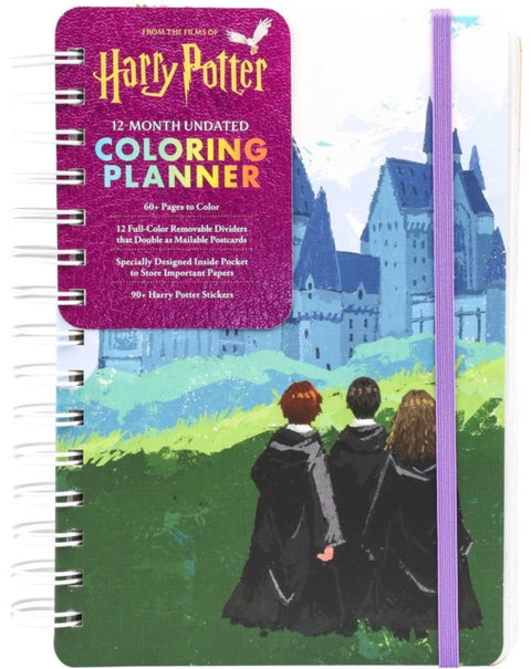 Harry Potter 12-Month Undated Coloring Planner