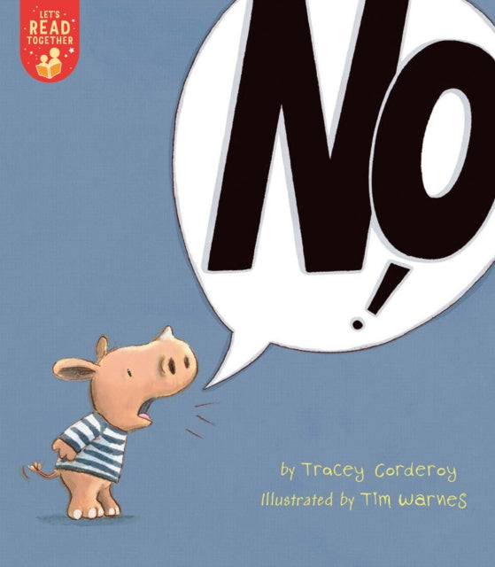 Book cover of: No!. By: Tracey Corderoy