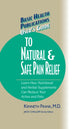 Book cover of: User's Guide to Natural & Safe Pain Relief. By: Kenneth Frank