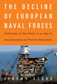 Book cover of: Decline of European Naval Forces. By: Jeremy Stöhs