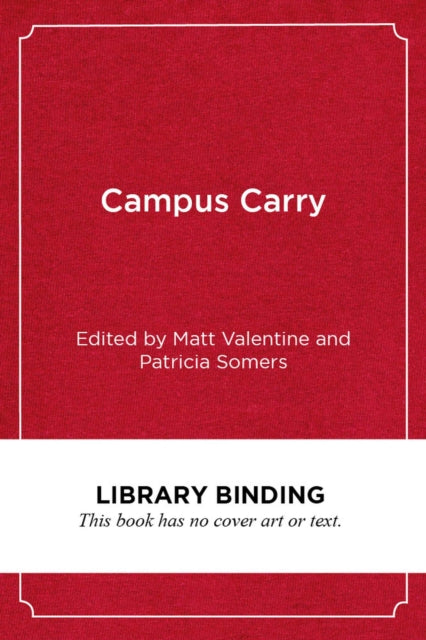 Book cover of: Campus Carry. By: Patricia Somers