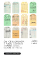 Book cover of: On Censorship. By: James LaRue