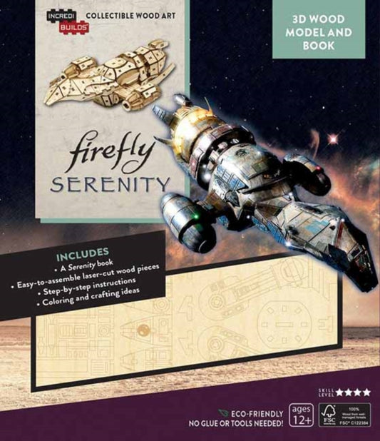Book cover of: IncrediBuilds: Firefly: Serenity 3D Wood Model and Book