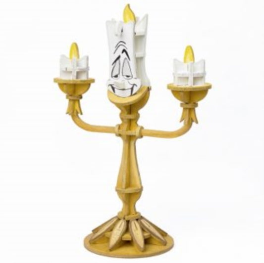 Book cover of: IncrediBuilds: Disney's Beauty and the Beast: Lumiere 3D Wood Model and Book