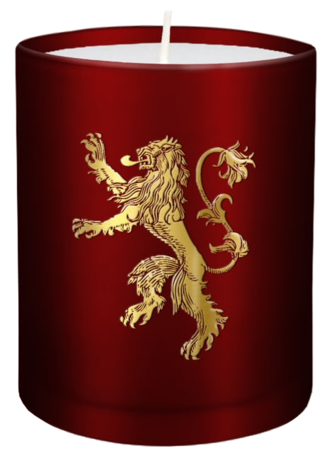 Book cover of: Game of Thrones: House Lannister Large Glass Candle