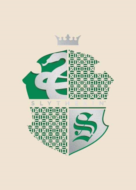 Book cover of: Harry Potter: Slytherin Laser Die-Cut Card