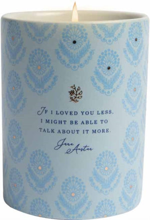 Jane Austen: If I Loved You Less Scented Candle (8.5 oz.)