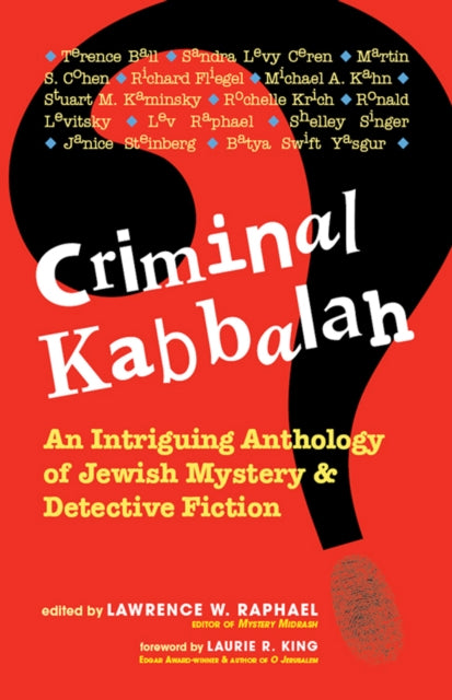 Book cover of: Criminal Kabbalah. By: Lawrence W. Raphael