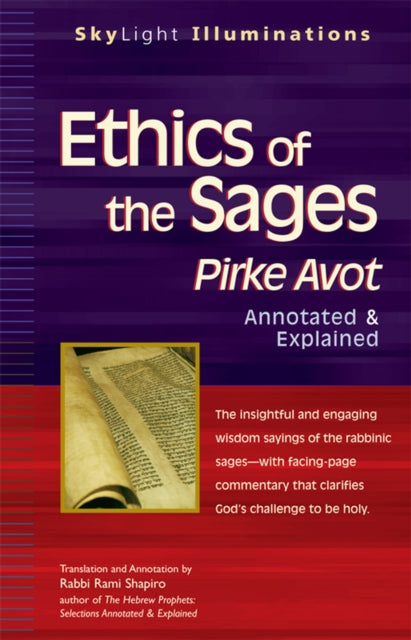 Book cover of: Ethics of the Sages. By: Rami M. Shapiro