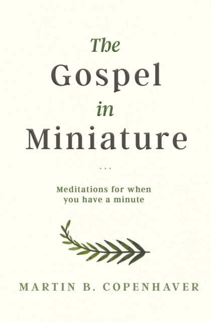 Book cover of: Gospel in Miniature. By: Martin B. Copenhaver