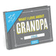 Book cover of: Knock Knock What I Love about Grandpa Book Fill in the Love Fill-in-the-Blank Book & Gift Journal