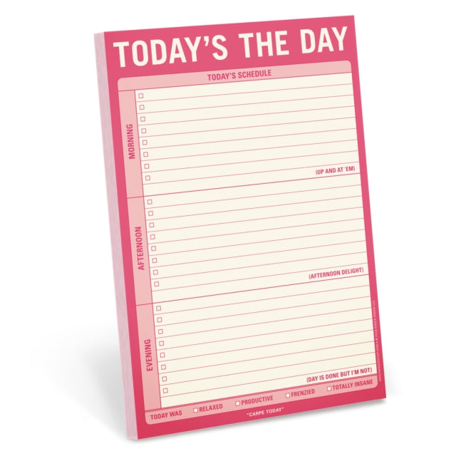 Book cover of: Knock Knock Today's The Day Pad