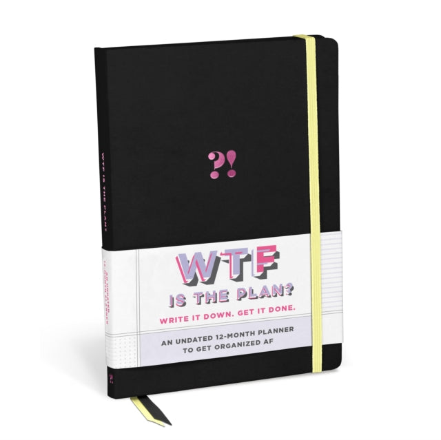 Book cover of: Knock Knock WTF Undated Planner & Weekly Agenda Notebook