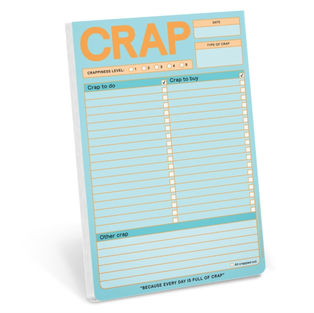 Book cover of: Knock Knock Crap Classic Pad (Pastel Version). By: Knock Knock Knock