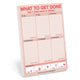 Book cover of: Knock Knock What to Get Done So I Can Have a Drink Pad (Pastel Version). By: Knock Knock Knock