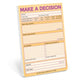 Book cover of: Knock Knock Make a Decision Pad (Pastel Version). By: Knock Knock Knock