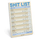 Book cover of: Knock Knock Shit List Pad (Pastel Version). By: Knock Knock Knock