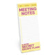 Book cover of: Knock Knock Meeting Notes Make-a-List Pads. By: Knock Knock Knock