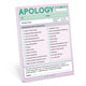 Knock Knock Apology Nifty Note (Pastel Version) 9781683493976 Knock Knock Knock