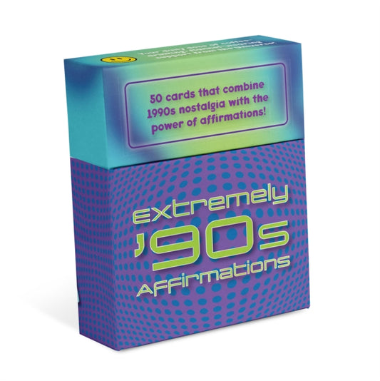 Book cover of: Knock Knock Extremely 90s Affirmations Card Deck