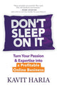 Book cover of: Don't Sleep on It. By: Kavit Haria