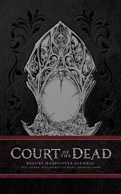 Book cover of: Court of the Dead Hardcover Ruled Journal. By: Ricky Lovas