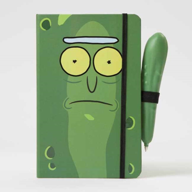 Book cover of: Rick and Morty: Pickle Rick Hardcover Ruled Journal With Pen