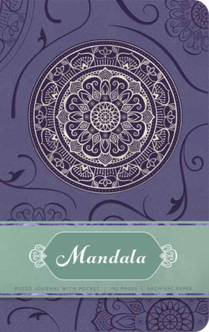 Mandala Hardcover Ruled Journal