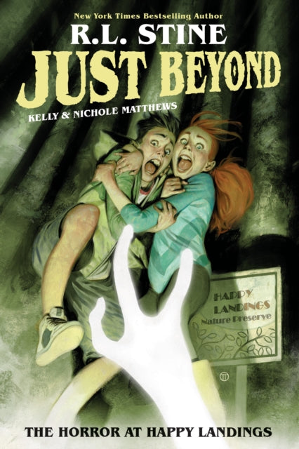 Book cover of: Just Beyond: The Horror at Happy Landings. By: Nichole Matthews