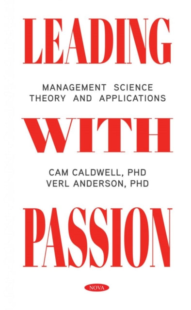 Book cover of: Leading with Passion. By: Verl Anderson