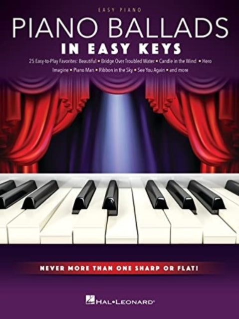 Book cover of: Piano Ballads - In Easy Keys. By: Hal Leonard Corp.
