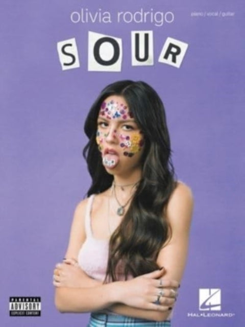 Book cover of: Olivia Rodrigo - Sour. By: Olivia Rodrigo