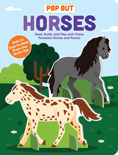 Book cover of: Pop Out Horses. By: duopress labs