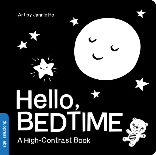 Hello, Bedtime, A Perfect High-Contrast Black-and-White Board Book for a Baby Shower Gift to Newborns and Babies 9781728295930 duopress labs