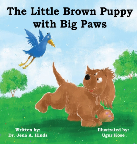 Book cover of: Little Brown Puppy with Big Paws. By: Jena A. Hinds