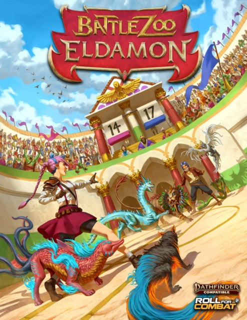 Book cover of: Battlezoo Eldamon (Pathfinder 2). By: Stephen Glicker